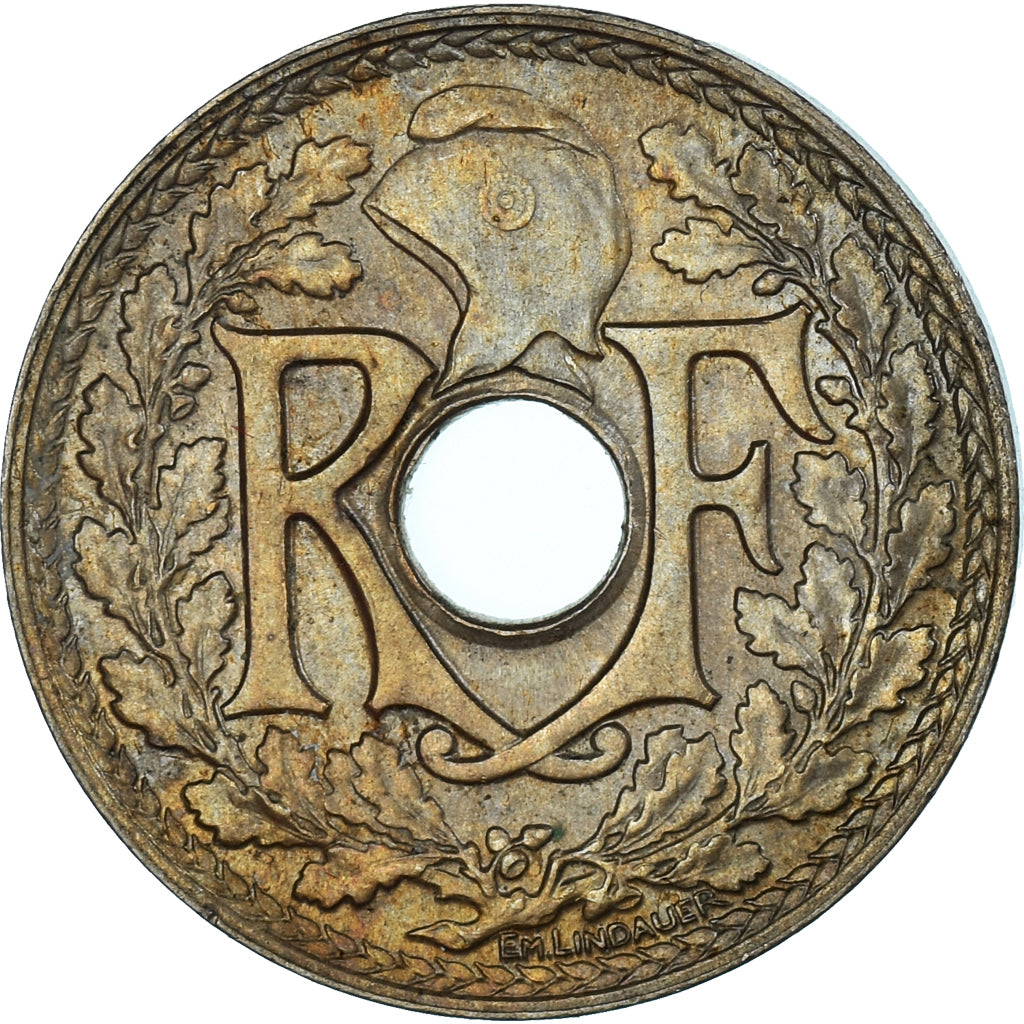 Münze, Frankreich, Lindauer, 25 Centimes, 1917, VZ, Kupfer-Nickel, KM:867a