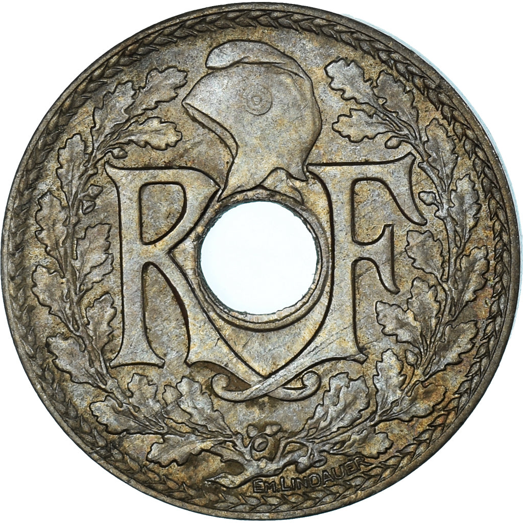 Moneda, Francia, Lindauer, 25 Centimes, 1918, EBC, Cobre - níquel, KM:867a