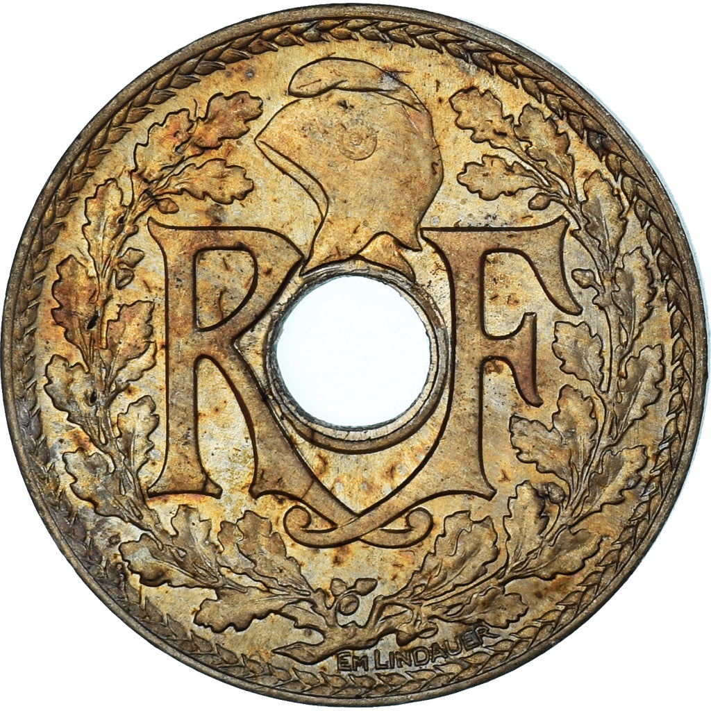 Moneda, Francia, Lindauer, 25 Centimes, 1918, EBC, Cobre - níquel, KM:867a