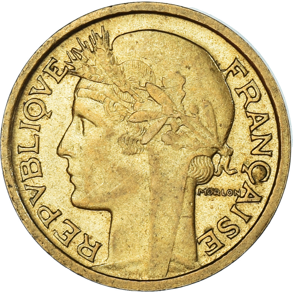 Munten, Frankrijk, Morlon, 50 Centimes, 1938, PR, Aluminum-Bronze, KM:894.1