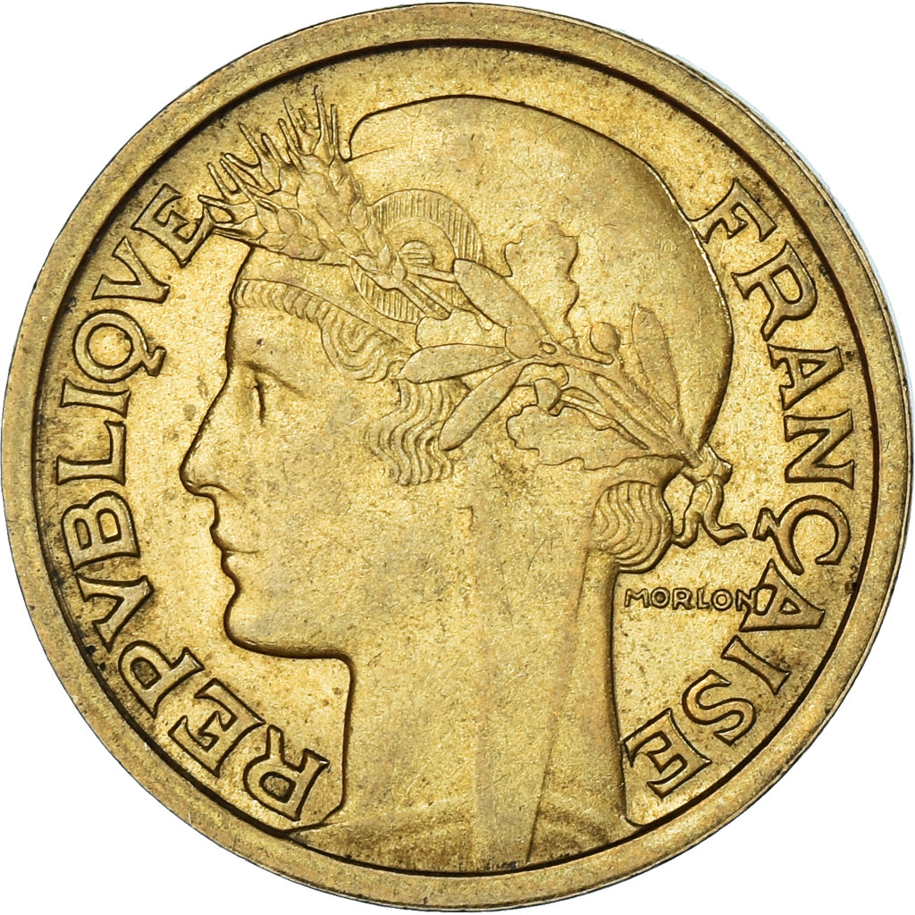 Moeda, França, Morlon, Franc, 1939, AU(55-58), Alumínio-Bronze, KM:885