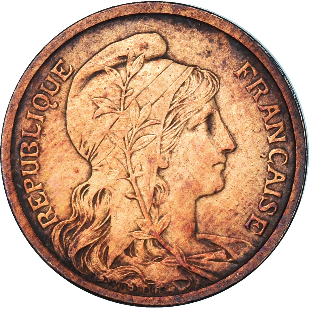 Coin, France, Dupuis, 2 Centimes, 1907, Paris, AU(55-58), Bronze, KM:841
