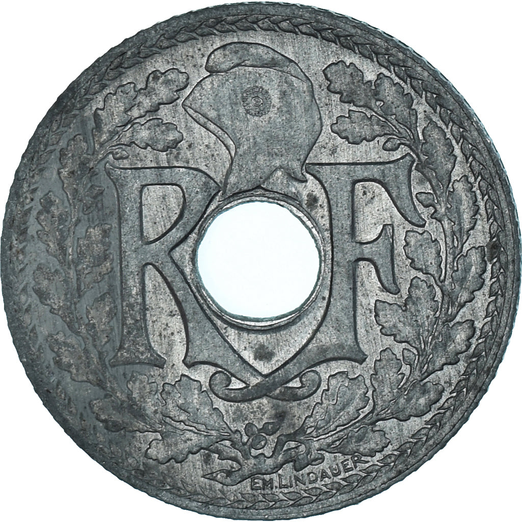 Moneta, Francja, 10 Centimes, 1941, EF(40-45), Cynk, Gadoury:288c