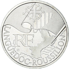 France, 10 Euro, 2010, Paris, Languedoc roussillon, SUP+, Argent, KM:1659