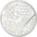 France, 10 Euro, 2010, Paris, Pays De La Loire, MS(60-62), Silver, KM:1665
