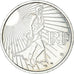 Francia, 15 Euro, 2008, Semeuse, EBC+, Plata, KM:1535