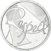 France, 25 Euro, 2013, Respect, SUP+, Argent