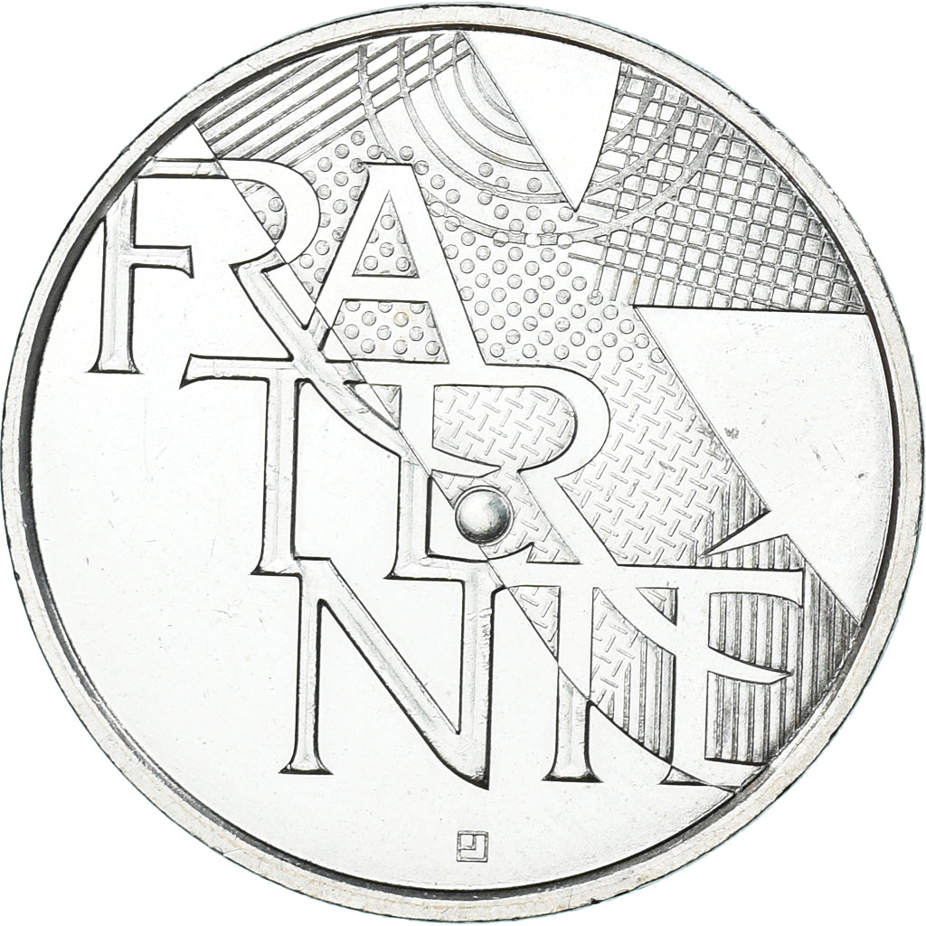 Francia, 5 Euro, 2013, Fraternité, EBC+, Plata