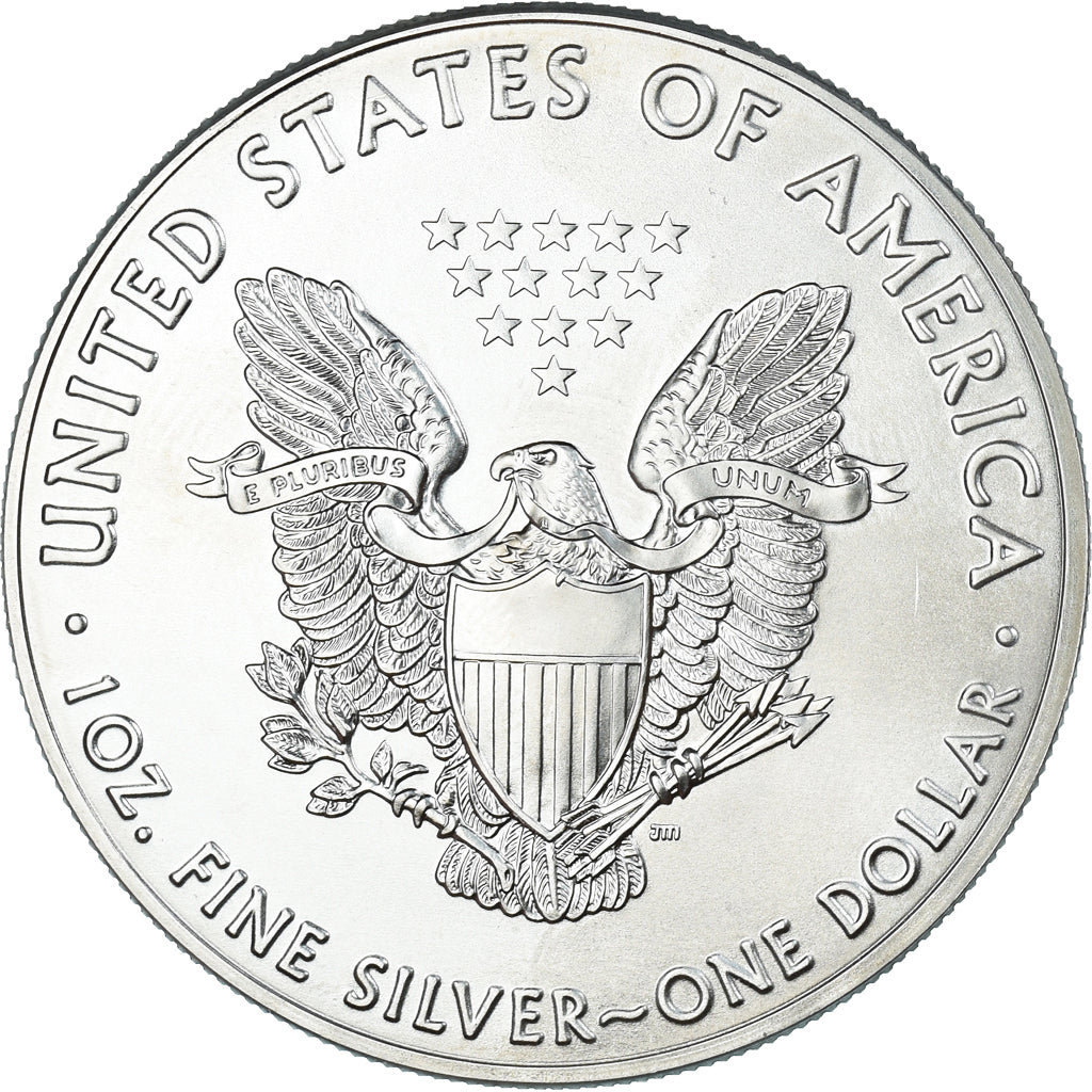 Moeda, Estados Unidos da América, Dollar, 2016, American Silver Eagle, MS(63)