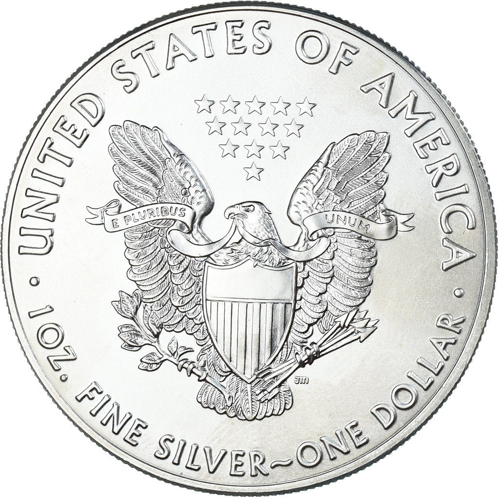Moneta, USA, Dollar, 2016, American Silver Eagle, MS(63), Srebro