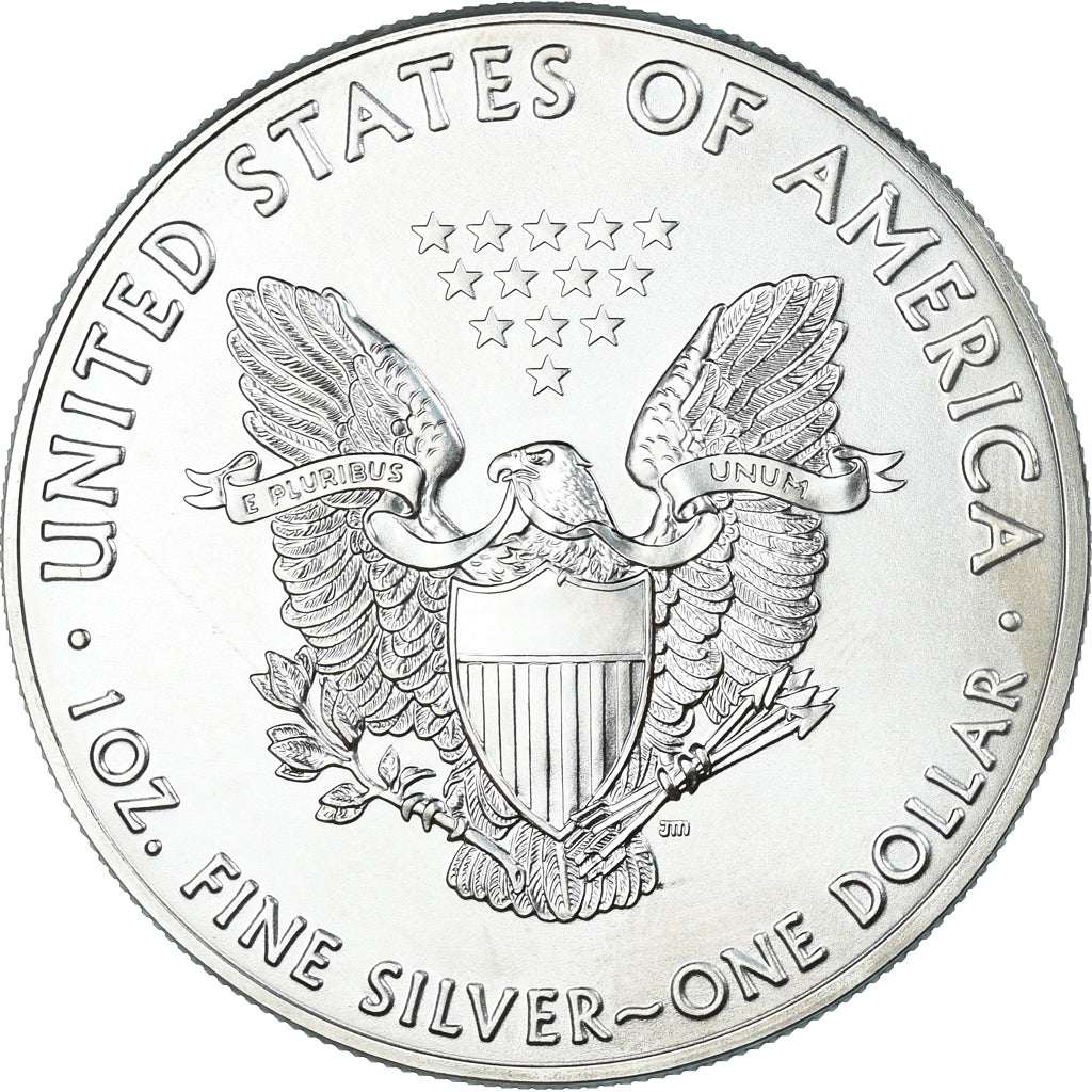 Coin, United States, Dollar, 2016, American Silver Eagle, MS(63), Silver