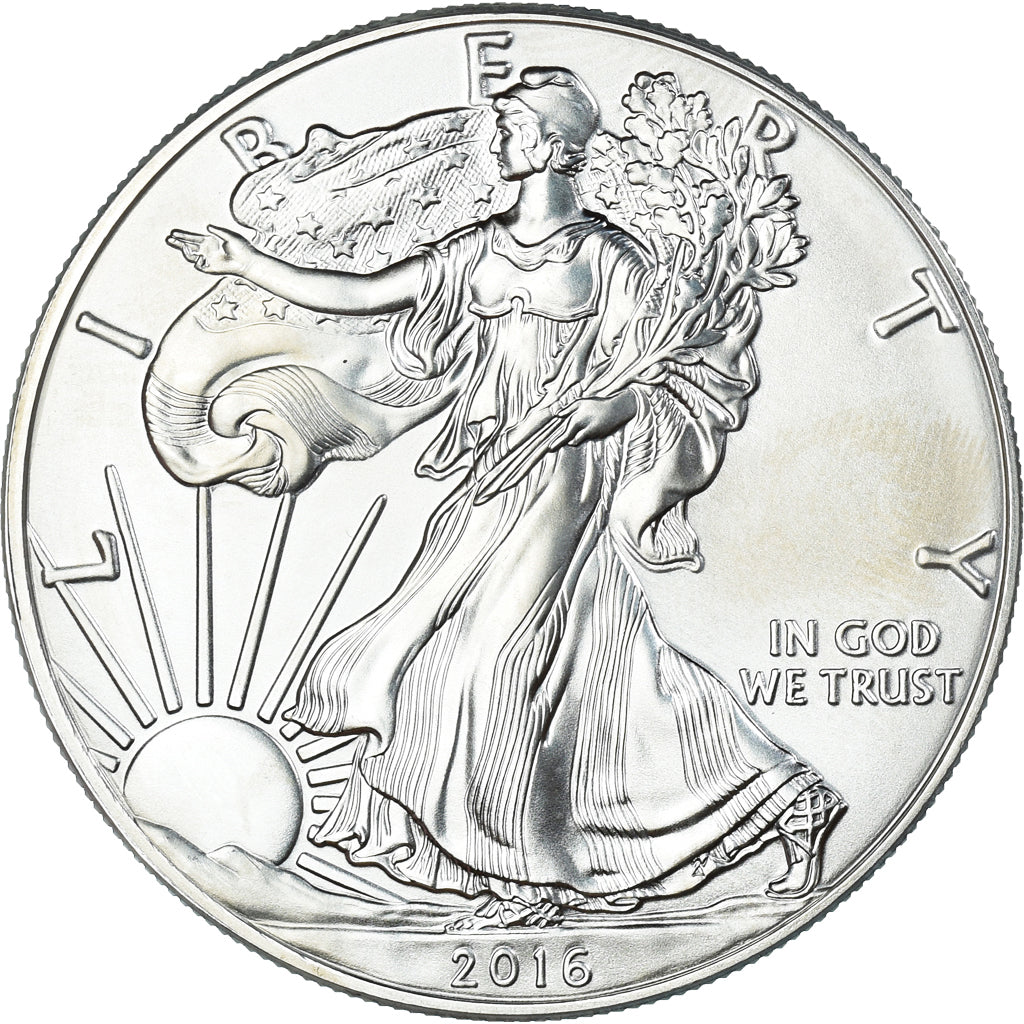 Monnaie, États-Unis, Dollar, 2016, American Silver Eagle, SPL, Argent