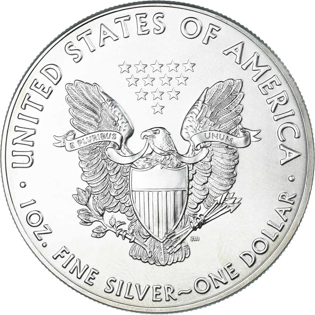 Coin, United States, Dollar, 2016, American Silver Eagle, MS(63), Silver