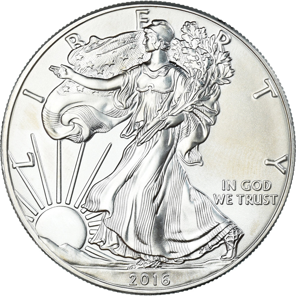 Monnaie, États-Unis, Dollar, 2016, American Silver Eagle, SPL, Argent