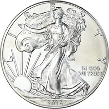 Monnaie, États-Unis, Dollar, 2016, American Silver Eagle, SPL, Argent