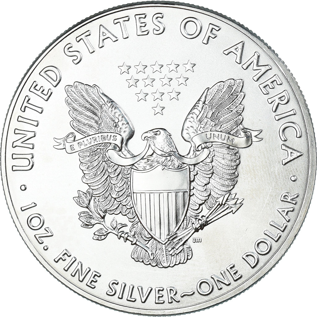 Coin, United States, Dollar, 2016, American Silver Eagle, MS(63), Silver