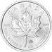 Coin, Canada, 5 Dollars, 2021, Maple Leaf, MS(63), Silver