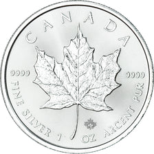 Monnaie, Canada, 5 Dollars, 2021, Maple Leaf, SPL, Argent
