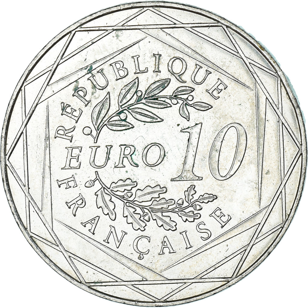 France, 10 Euro, 2020, Charles de Gaulle, TTB+, Argent
