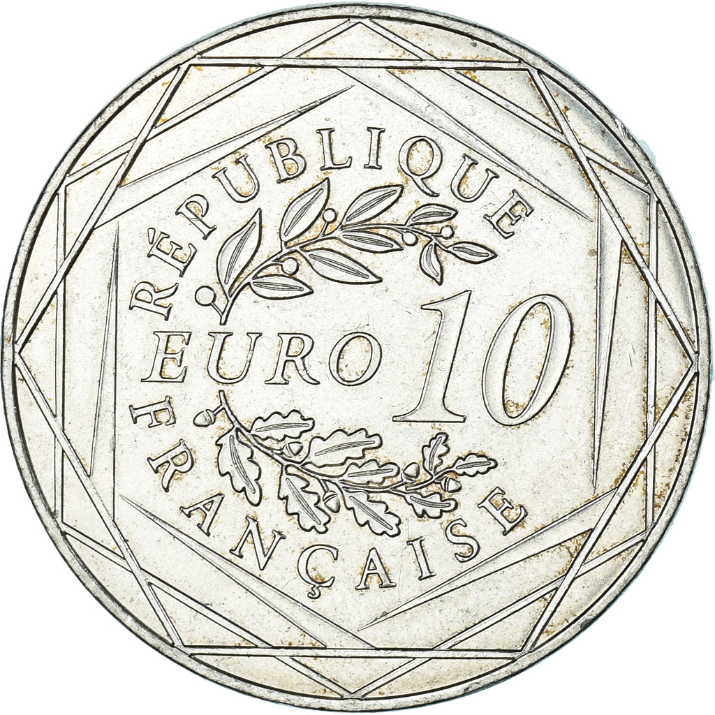 France, 10 Euro, 2020, Jacques Chirac, AU(50-53), Silver
