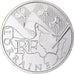 France, 10 Euro, 2010, Lorraine, MS(64), Silver
