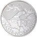 France, 10 Euro, 2010, Basse-Normandie, MS(63), Silver