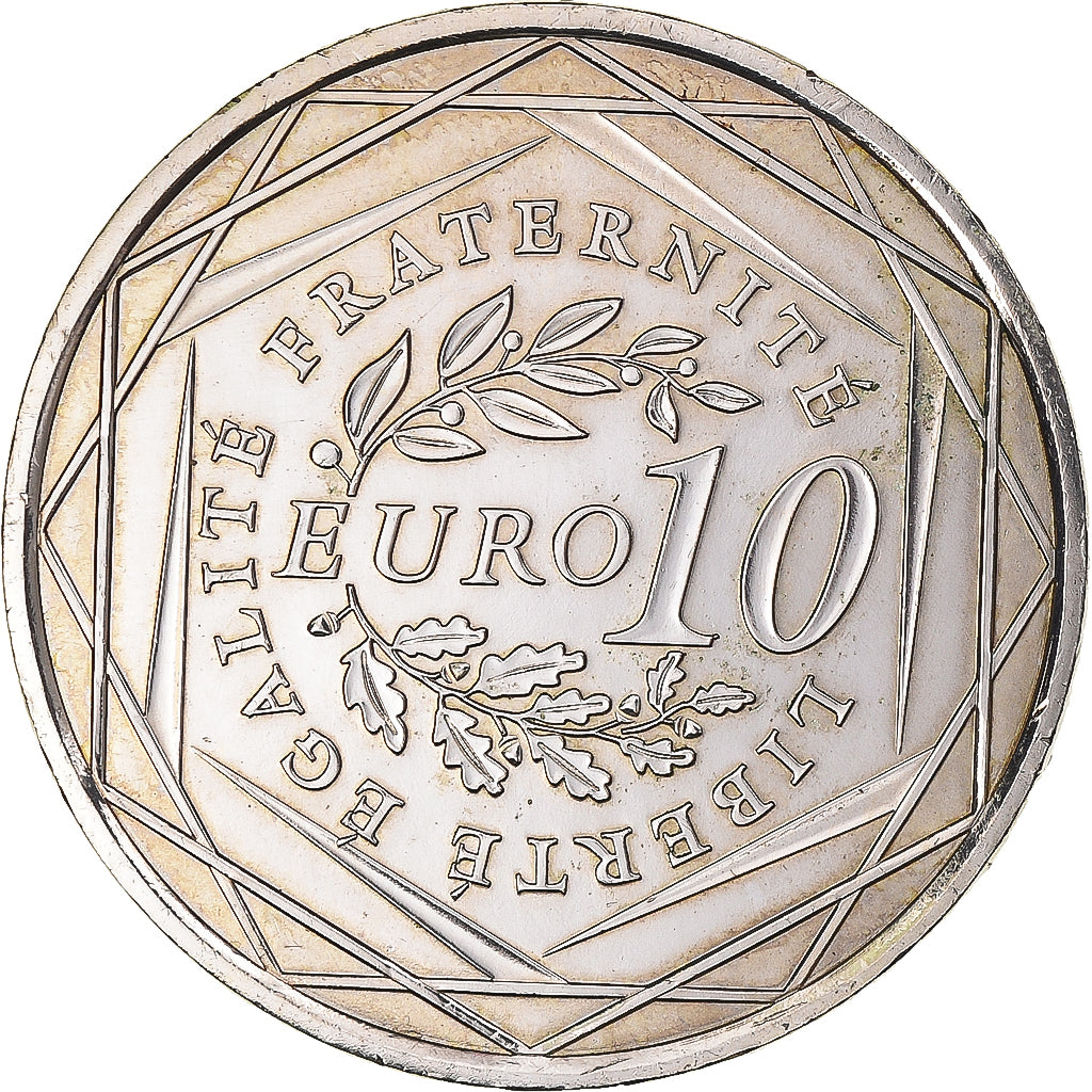 Frankreich, 10 Euro, 2009, Semeuse, UNZ, Silber