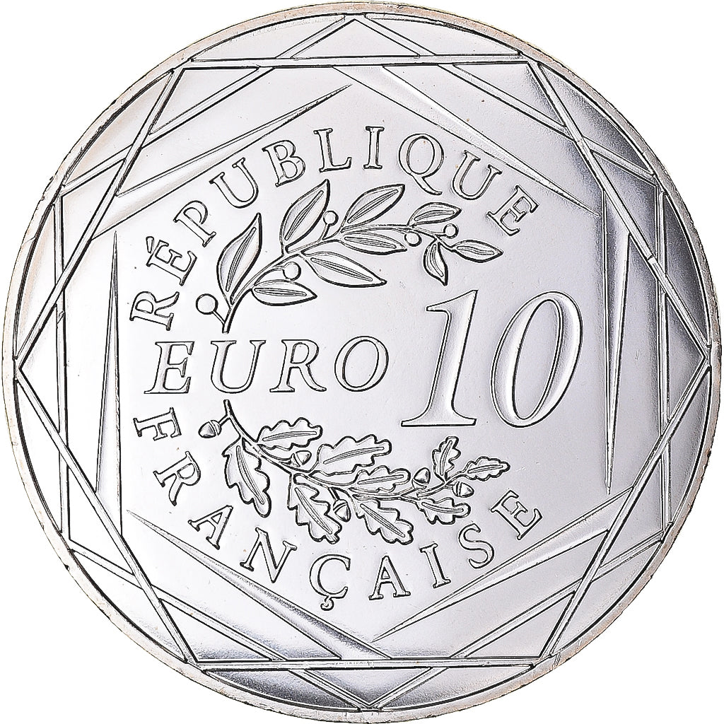 France, 10 Euro, 2019, Monnaie de Paris, Chute du mur de Berlin, MS(64), Silver