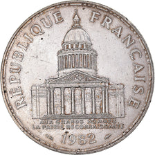 Coin, France, Panthéon, 100 Francs, 1982, Paris, AU(55-58), Silver, KM:951.1