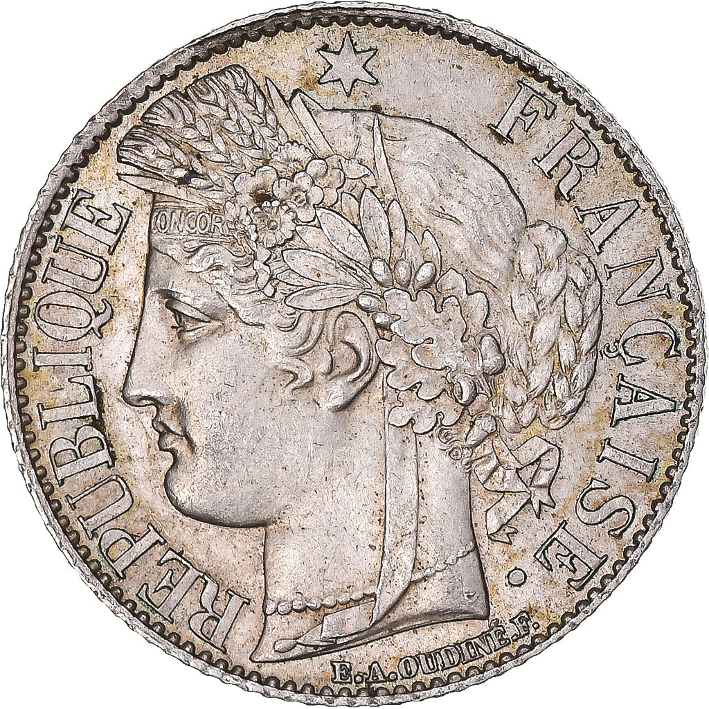 Münze, Frankreich, Cérès, Franc, 1894, Paris, VZ, Silber, KM:822.1