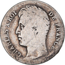 Coin, France, Charles X, 1/2 Franc, 1829, Lille, VG(8-10), Silver, KM:723.13