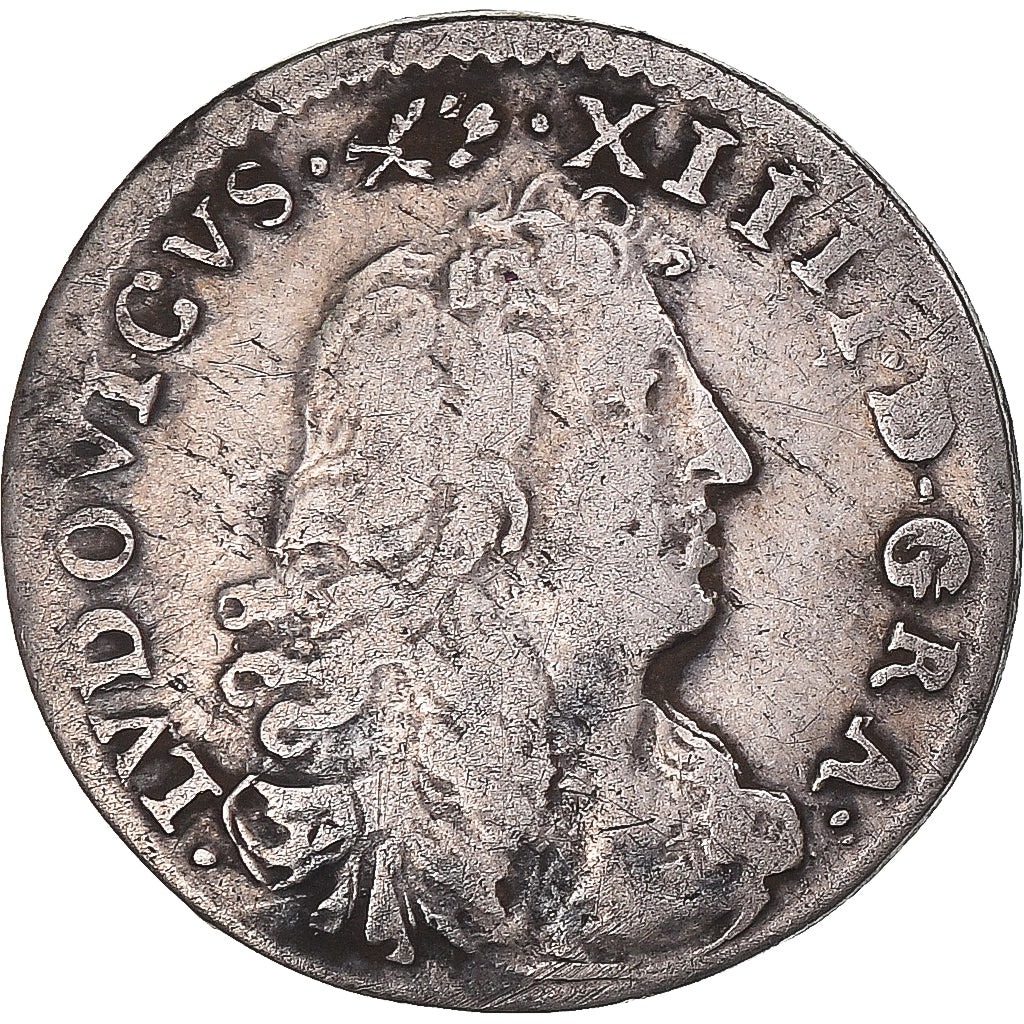 Moeda, França, Louis XIV, 4 Sols dits « des Traitants », 4 Sols, 1676