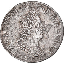 Moneta, Francja, Louis XIV, 5 Sols aux insignes, 5 Sols, 1/16 ECU, 1702, Paris