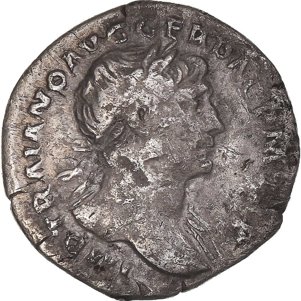 Coin, Trajan, Denarius, 103-111, Rome, Vesta, VF(30-35), Silver, Cohen:644