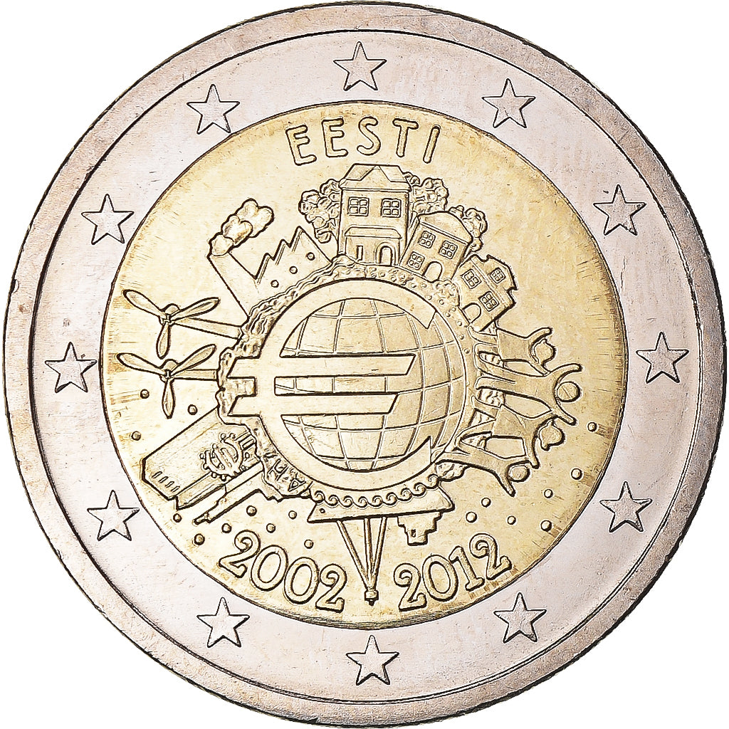 Estonia, 2 Euro, 2012, VZ+, Bi-Metallic