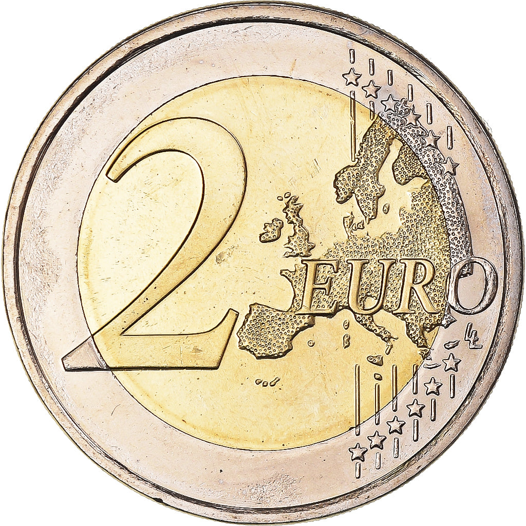 Finlande, 2 Euro, 2008, Human Rights, SUP+, Bimétallique
