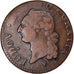 Coin, France, Louis XVI, Sol ou sou, 1791, Strasbourg, VF(30-35), Copper