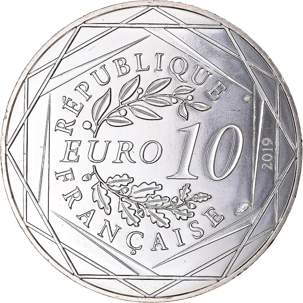 France, 10 Euro, 2019, Monnaie de Paris, Vercingetorix, MS(64), Silver
