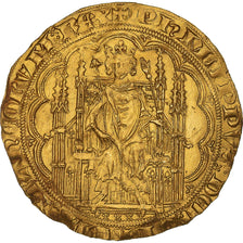 Münze, Frankreich, Philippe VI, Chaise d'or, 1346, SS, Gold, Duplessy:258