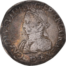 Moneta, Francia, Charles IX, Teston, 1572, Lyon, B+, Argento