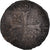 Moeda, França, Charles X, Douzain, 1594, Riom, EF(40-45), Lingote