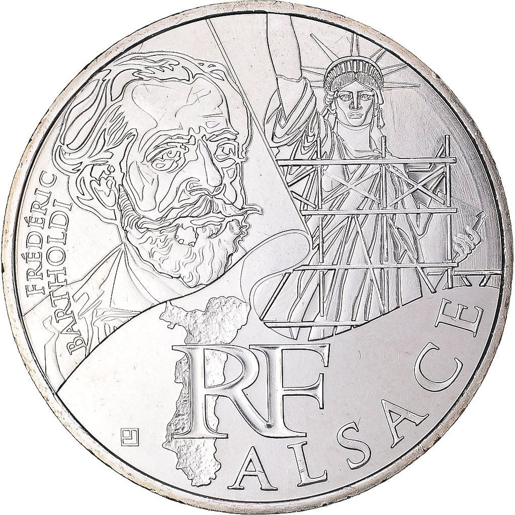 Frankreich, 10 Euro, 2012, Alsace, UNZ, Silber