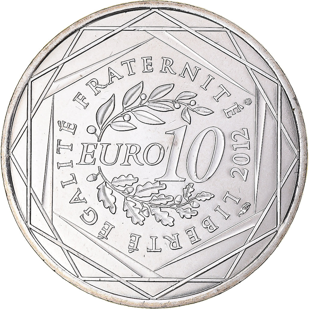 Frankreich, 10 Euro, 2012, Alsace, UNZ, Silber