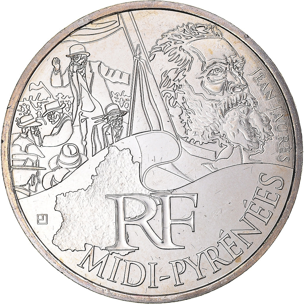 Francia, 10 Euro, 2012, Midi-Pyrénées, SC, Plata