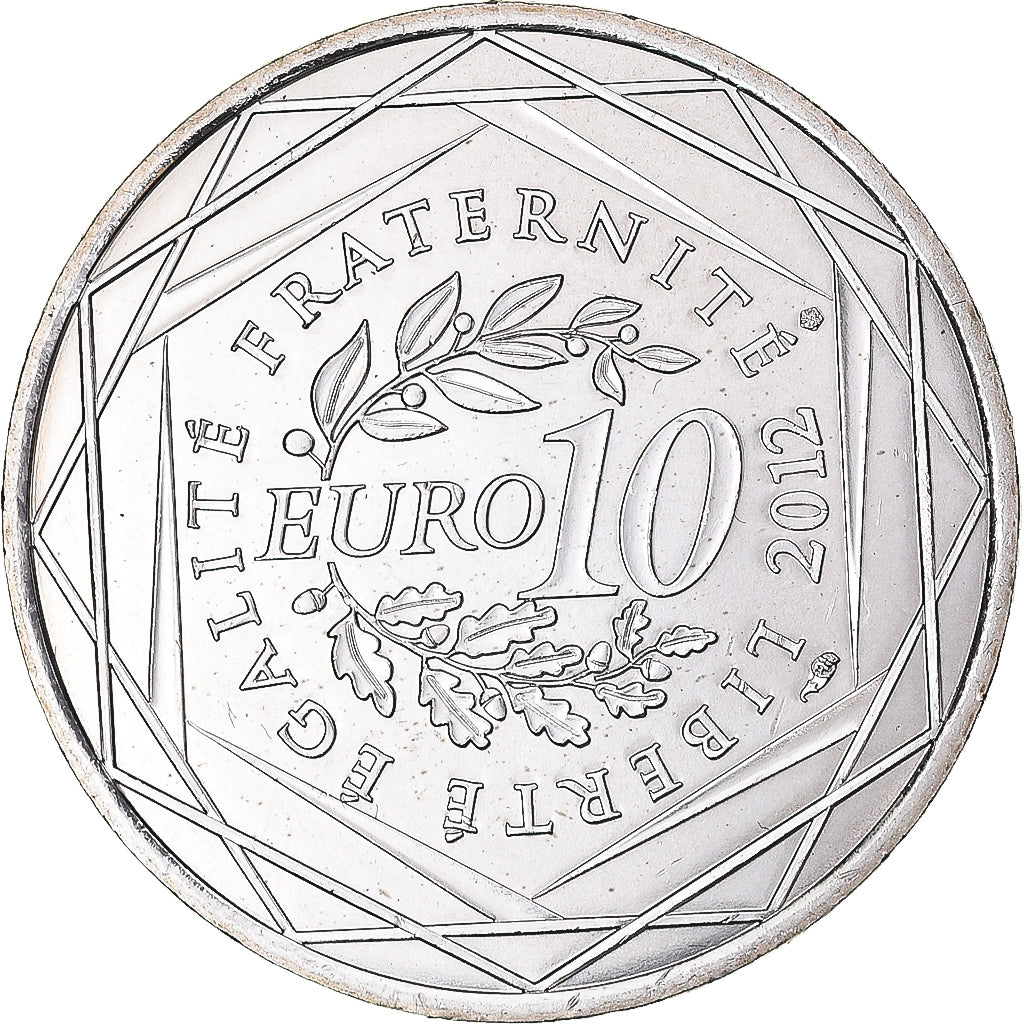 Francia, 10 Euro, 2012, Midi-Pyrénées, SC, Plata
