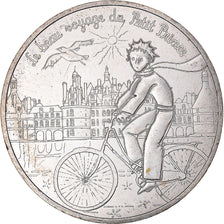 France, 10 Euro, 2016, Le Petit Prince à vélo, MS(63), Silver
