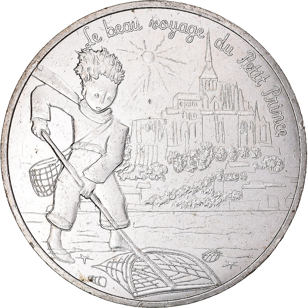 Francia, 10 Euro, Le Petit Prince (pêche au Mont Saint-Michel), 2016, SC, Plata