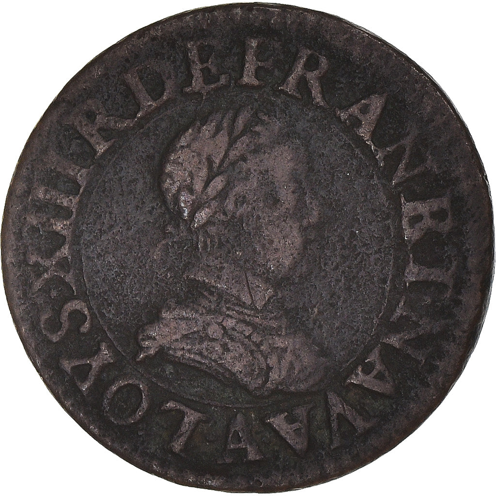 Coin, France, Louis XIII, Double Tournois, 1611, Paris, EF(40-45), Copper