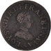 Coin, France, Louis XIII, Double Tournois, 1611, Paris, EF(40-45), Copper