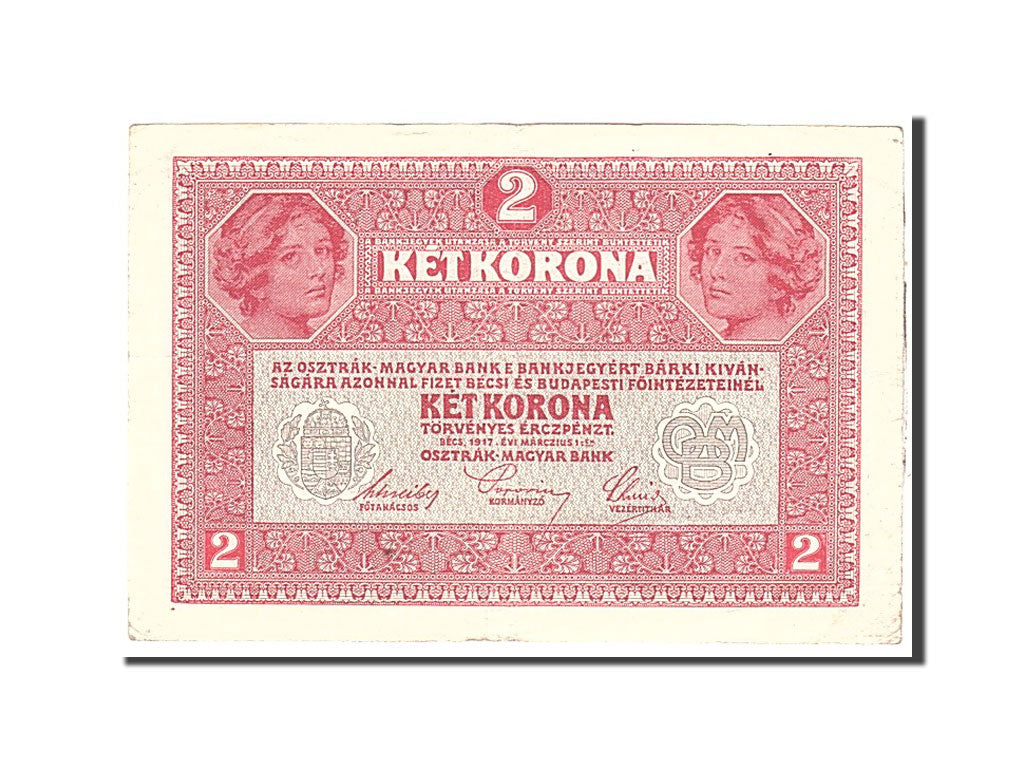 Banknote, Austria, 2 Kronen, 1917, 1917-03-01, KM:21, EF(40-45)